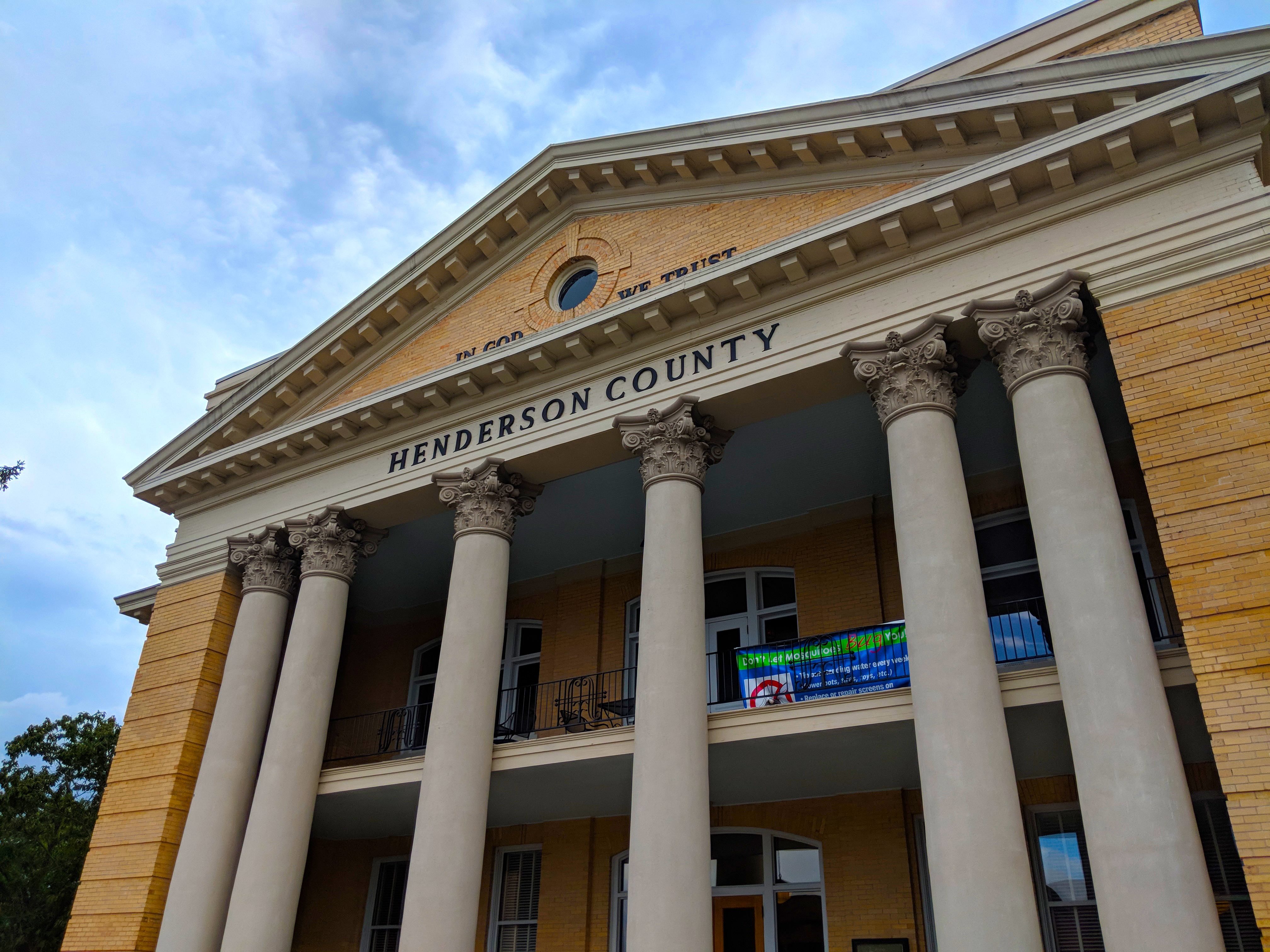 angled photo of County Courthouse