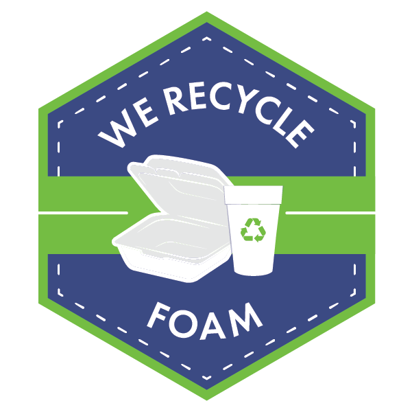 We recycle foam