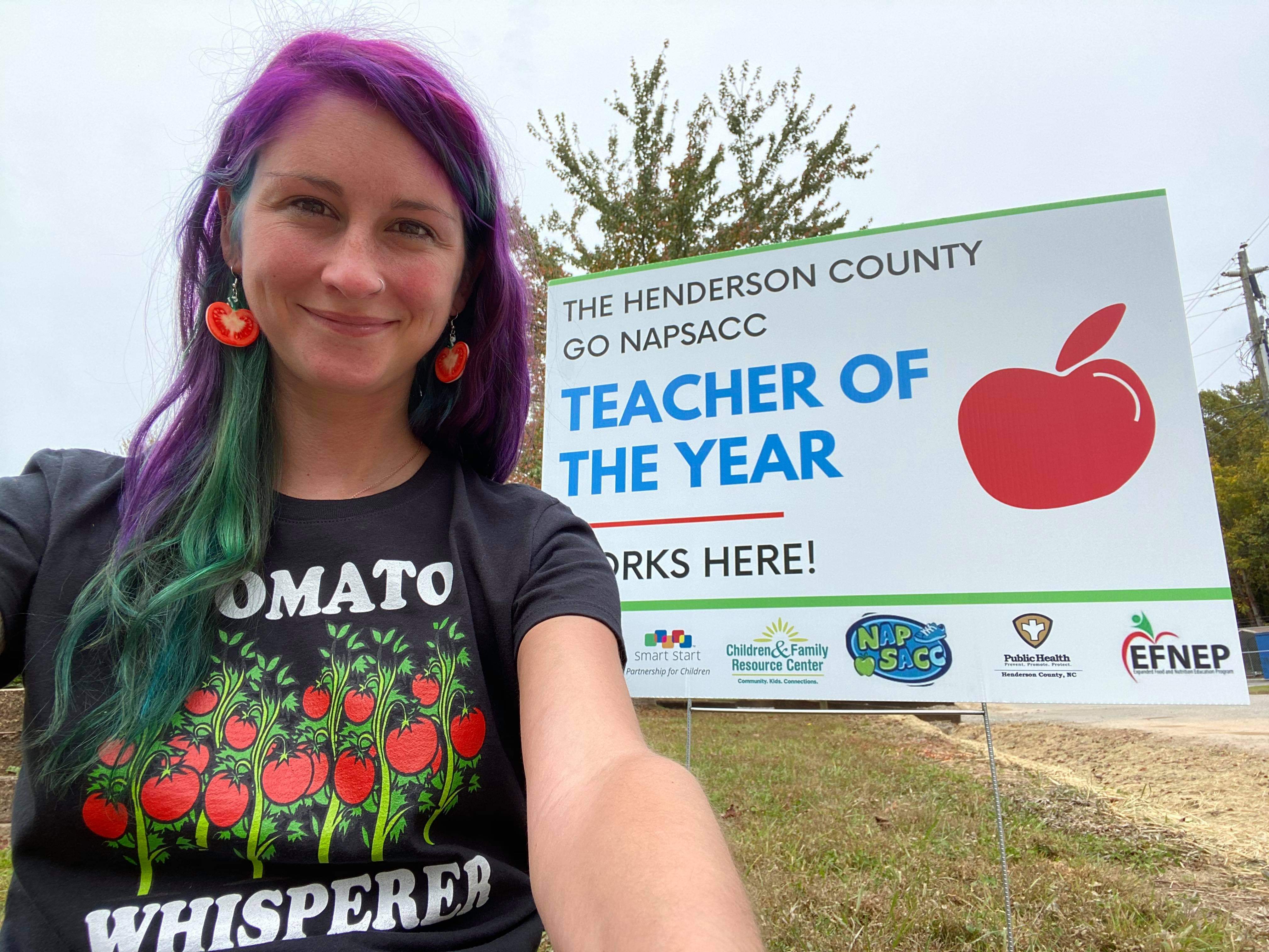 Jodie Williams, Henderson County’s 2020 Go NAPSACC Teacher of the Year 