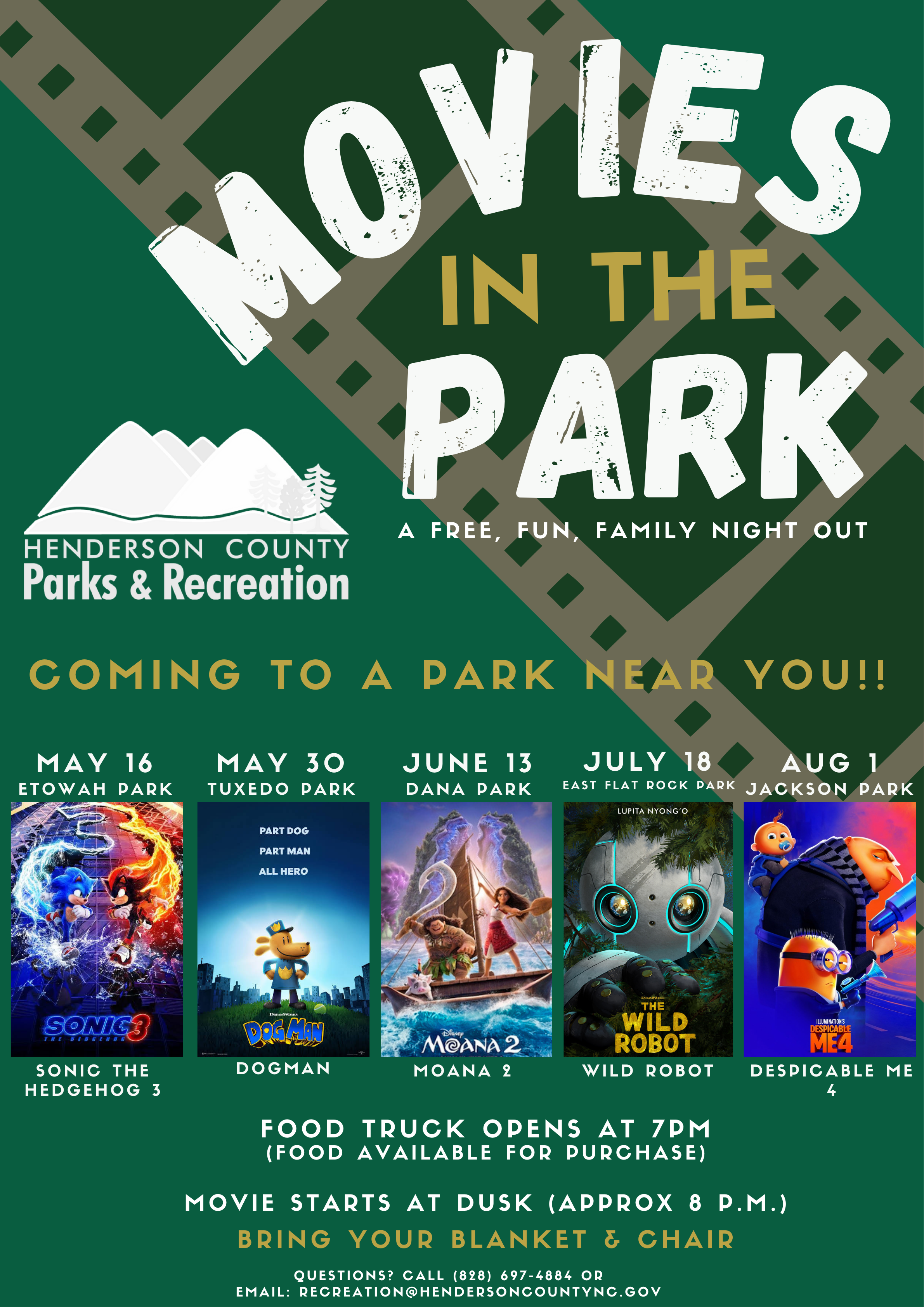 Movies in the Park 2025