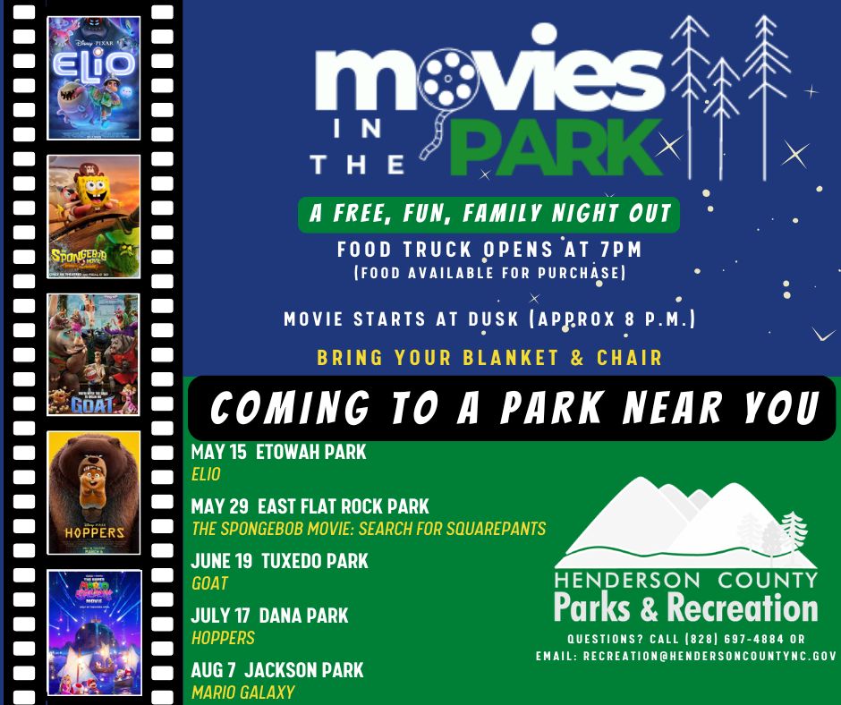 Movies in the Park 2026