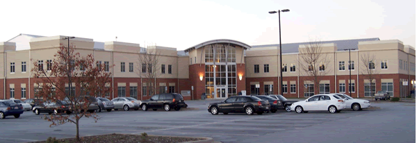 DSS building and parking lot