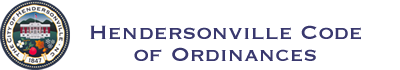 Hendersonville Code of Ordinances