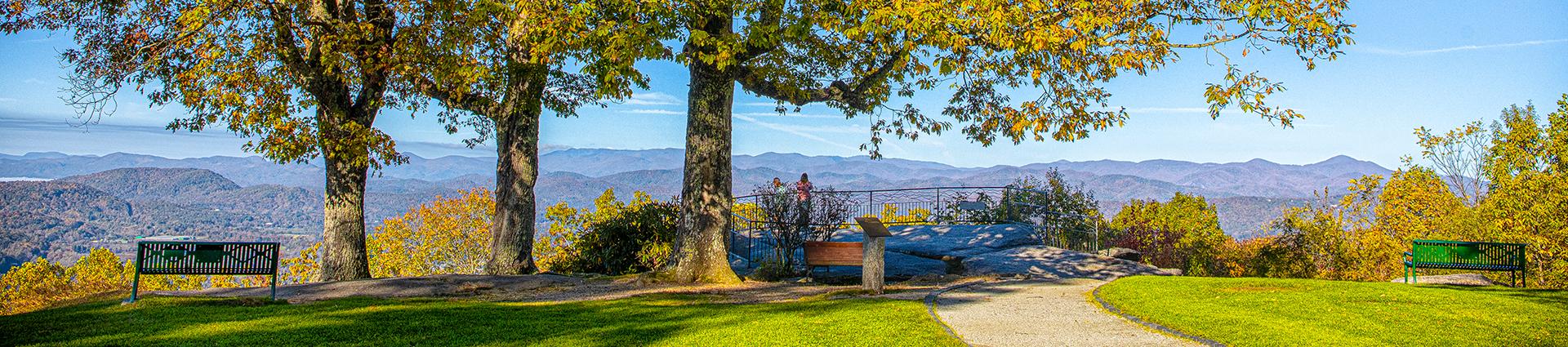 Jumpoff Rock in autumn