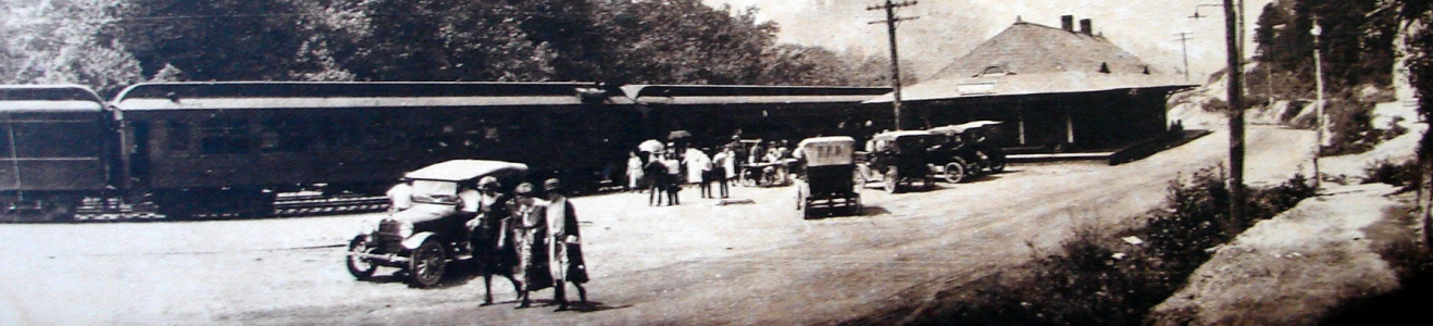First passenger trains into Saluda Depot