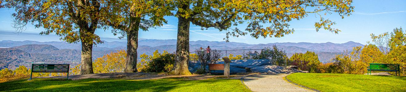 Jumpoff Rock in autumn