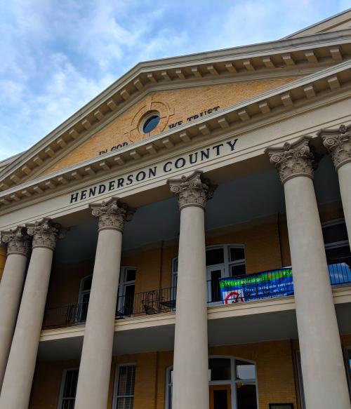 angled photo of County Courthouse