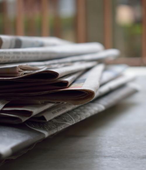 image of newspapers