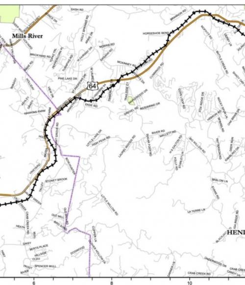 Ecusta Trail Map