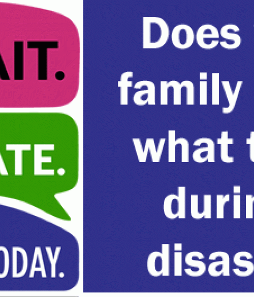 Make Your Emergency Plan Today