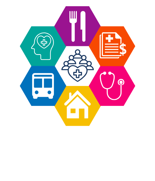 Icons symbolizing community resources