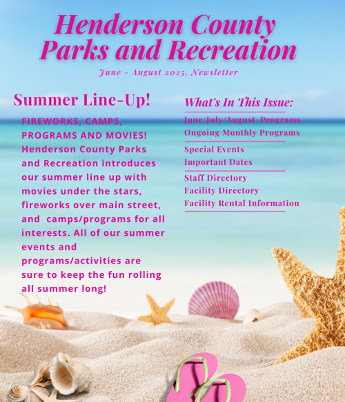 Henderson County Parks and Recreation Newsletter