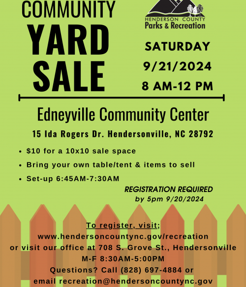 Community Yard Sale