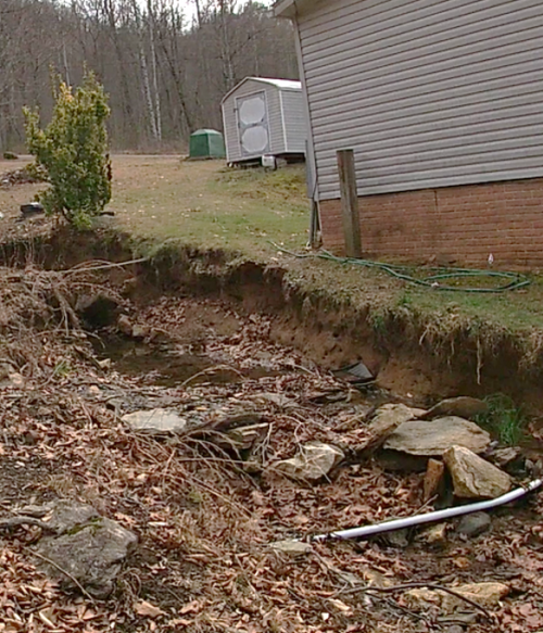 Eroded Streambank