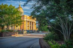 Henderson County Historic Courthouse at Sunrise 