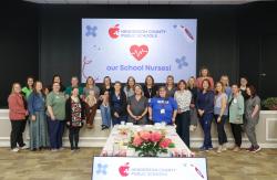 Group photo of Henderson County School Nurses 