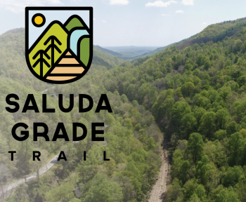 Saluda Grade Trail rail corridor and future alignment