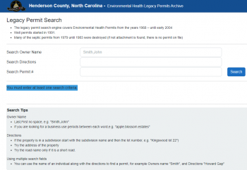 Legacy Permit Search (1968-2004)
