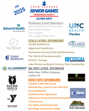 2025 Senior Games Sponsors