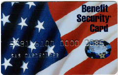 Benefit security card