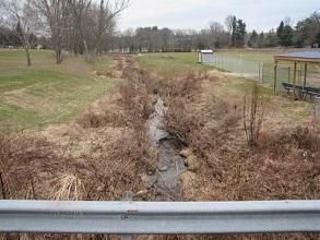 Before Restoration of Mill Pond Creek