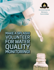 Water Quality Monitoring Flyer