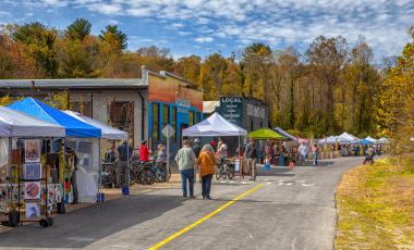 Ecusta Trail in Hendersonville