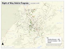 ROW debris report June 12